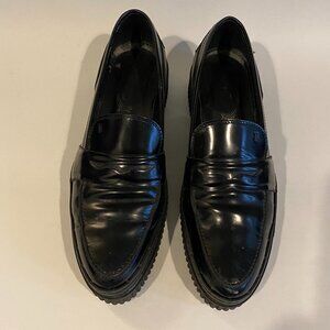 Tod's Chunky Patent Leather Loafers
